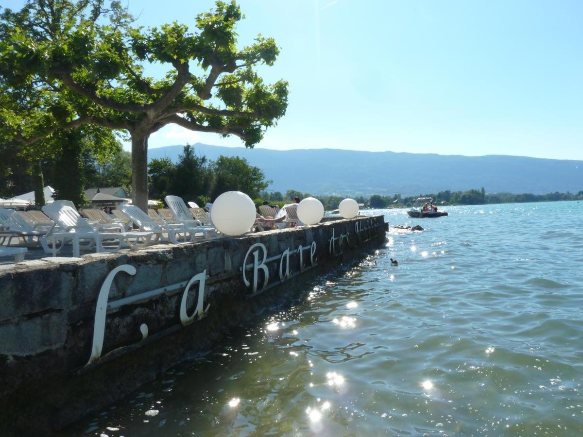 La Baie Des Voiles 3 Chambres 4 A 6 Personnes Au Bord Du Lac Plage Privee Duingt Zewnętrze zdjęcie