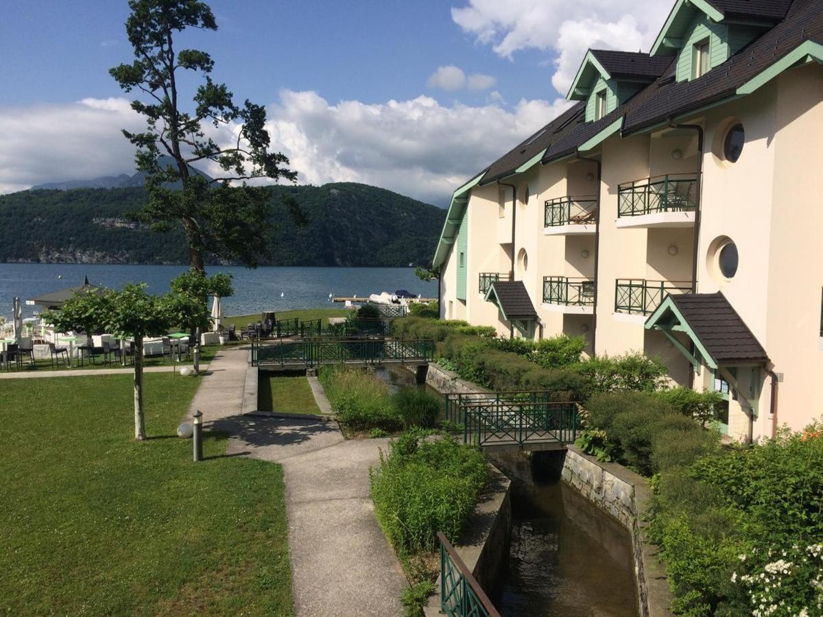 La Baie Des Voiles 3 Chambres 4 A 6 Personnes Au Bord Du Lac Plage Privee Duingt Zewnętrze zdjęcie